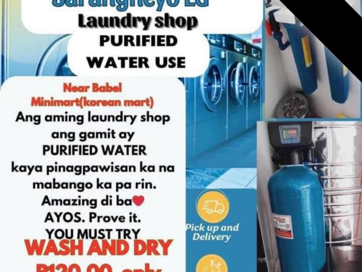 SARANGHEYO LG LAUNDRY SHOP(Pick-up and delivery) laundry shop in Quezon City