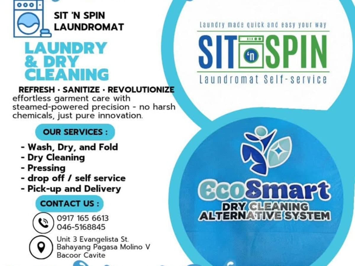 SIT 'N SPIN Laundromat Self-service laundry shop in Bacoor