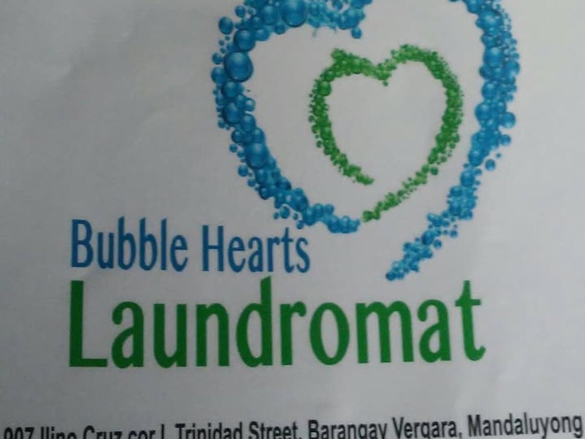 Bubble Hearts Laundromat laundry shop in Mandaluyong