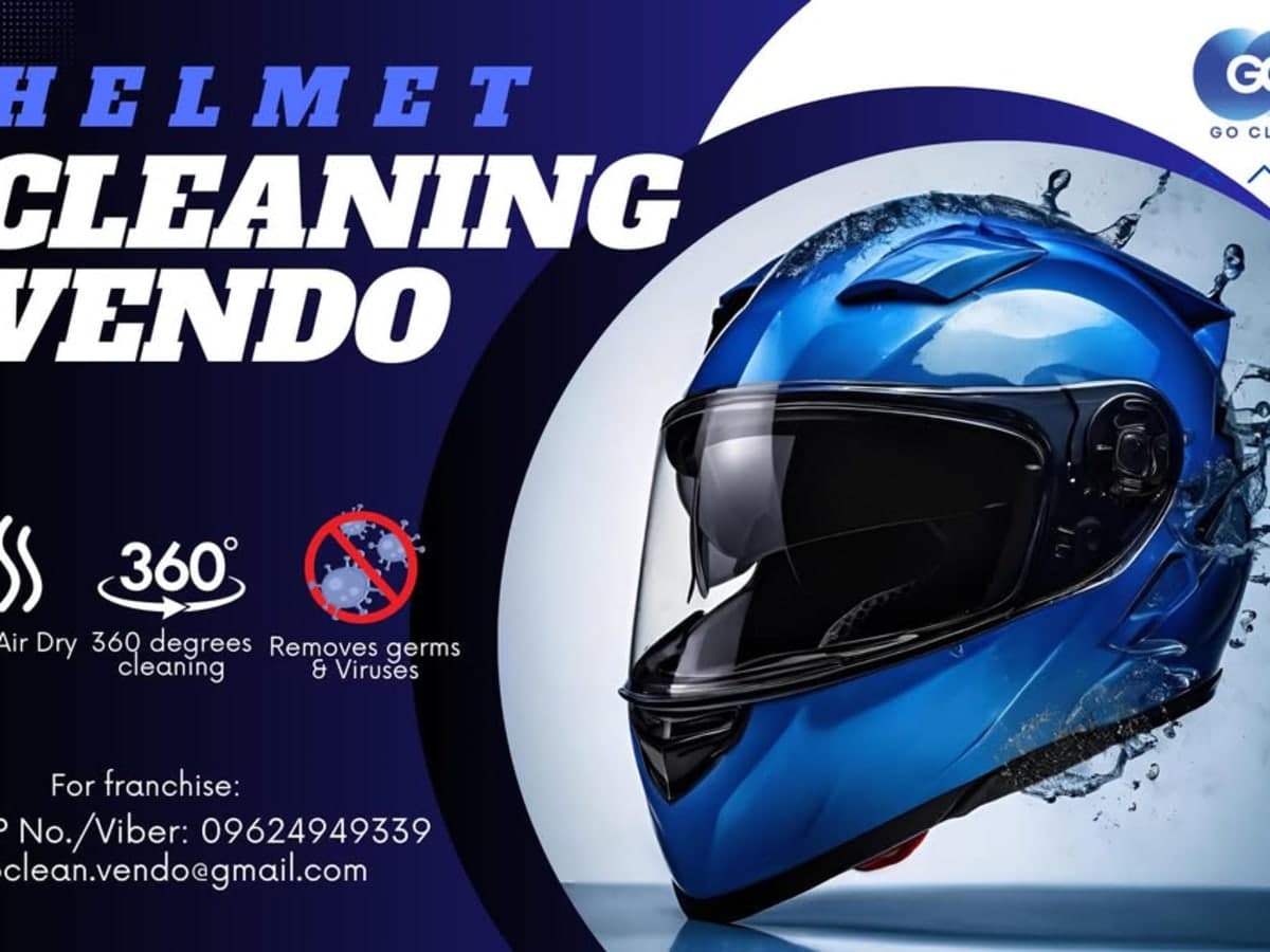 GO CLEAN - HELMET CLEANING VENDO TAGUM laundry shop in Tagum City