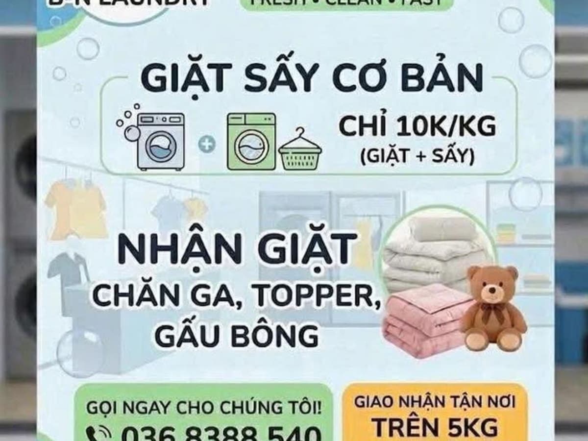 B-N Laundry Giặt Sấy Khô laundry shop in Da Nang