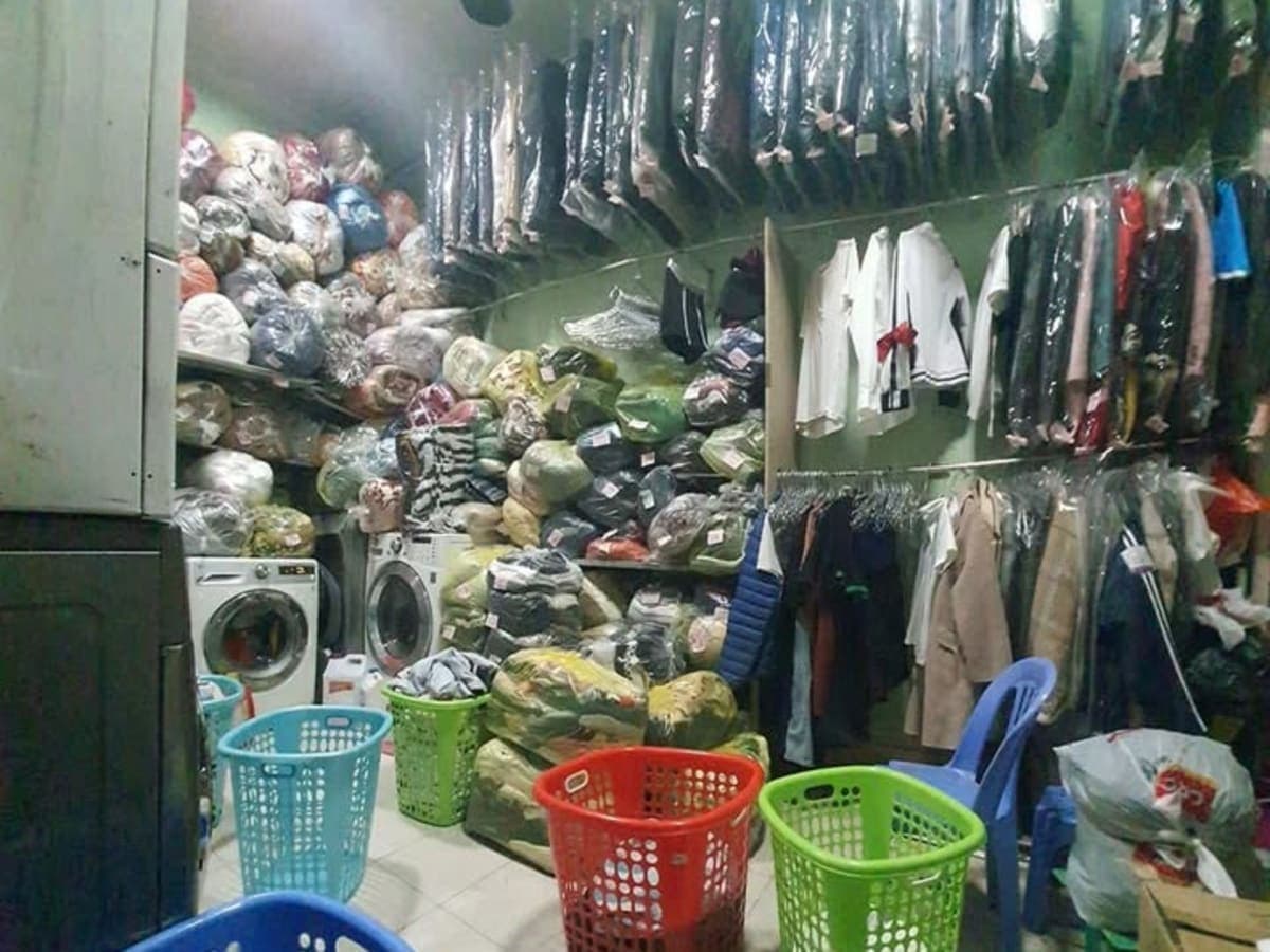 GIẶT LÀ SUNSHINE /sunshine laundry ( cơ sở 1) GIAO NHẬN TẬN NƠI laundry shop in Hanoi