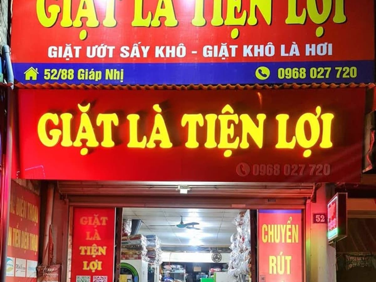 GIẶT LÀ TIỆN LỢI laundry shop in Hanoi