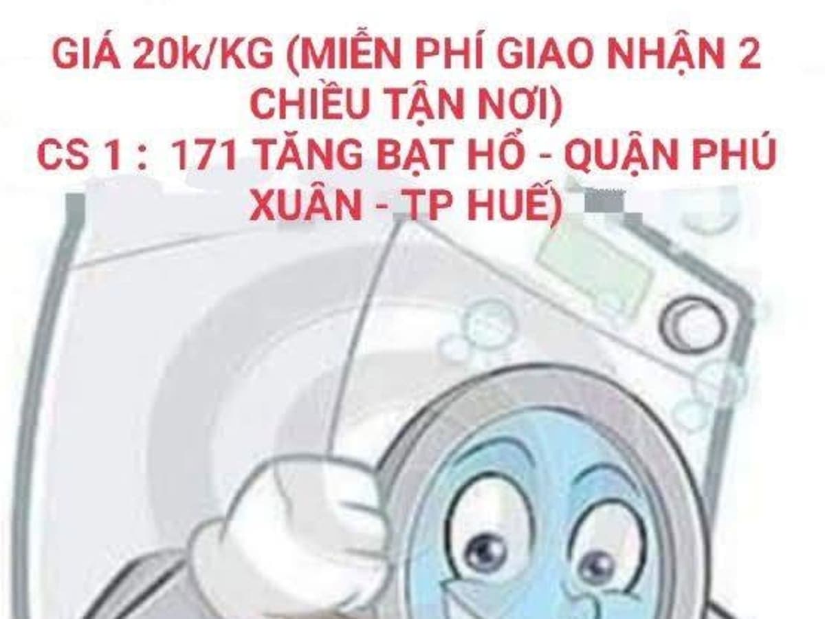 GIẶT SẤY CHẤT LƯỢNG TẠI HUẾ laundry shop in Hue