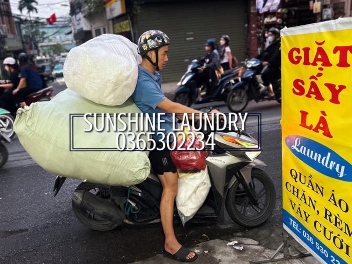 Giặt Là SUNSHINE LAUNDRY | giao nhận tận nơi (cơ sở 2) laundry shop in Hanoi