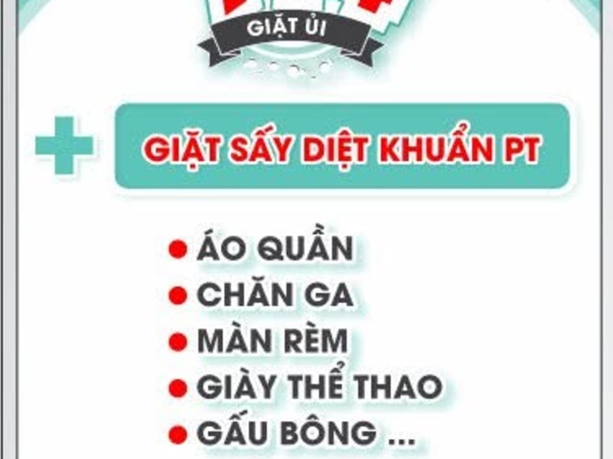 Giặt sấy diệt khuẩn PT