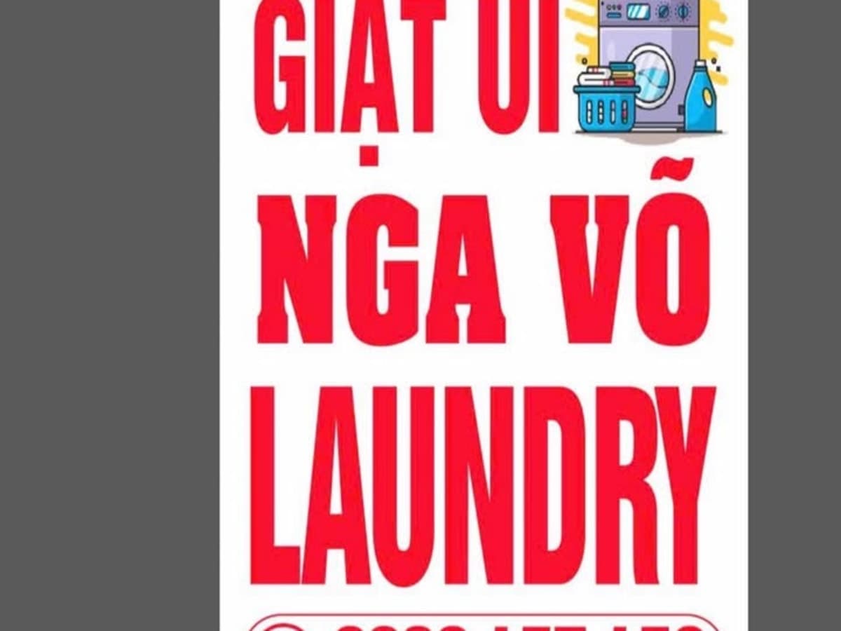 Laundry Nga Vo laundry shop in Hoi An
