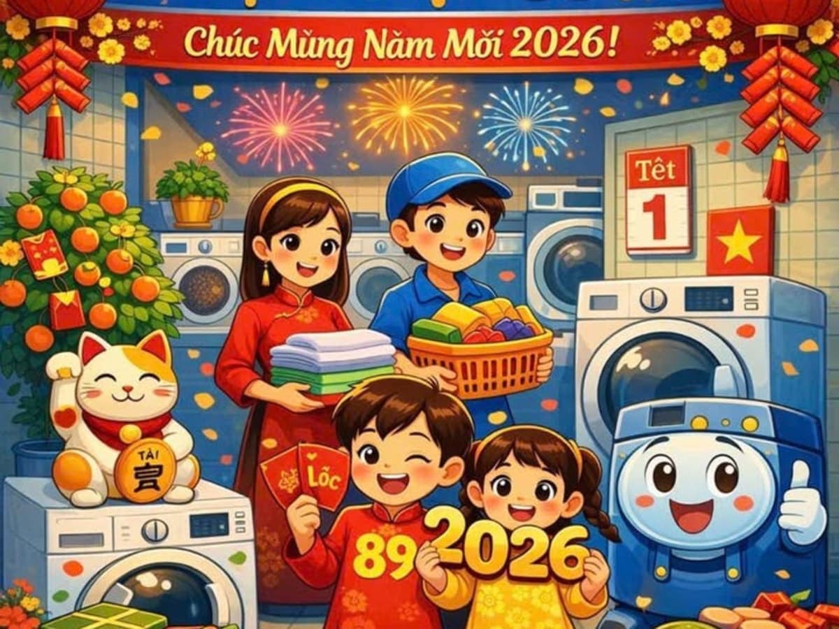 Tiệm giặt 89 laundry shop in Ha Long