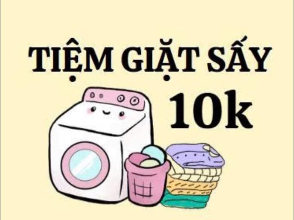 Tiệm giặt sấy 10K laundry shop in Da Nang