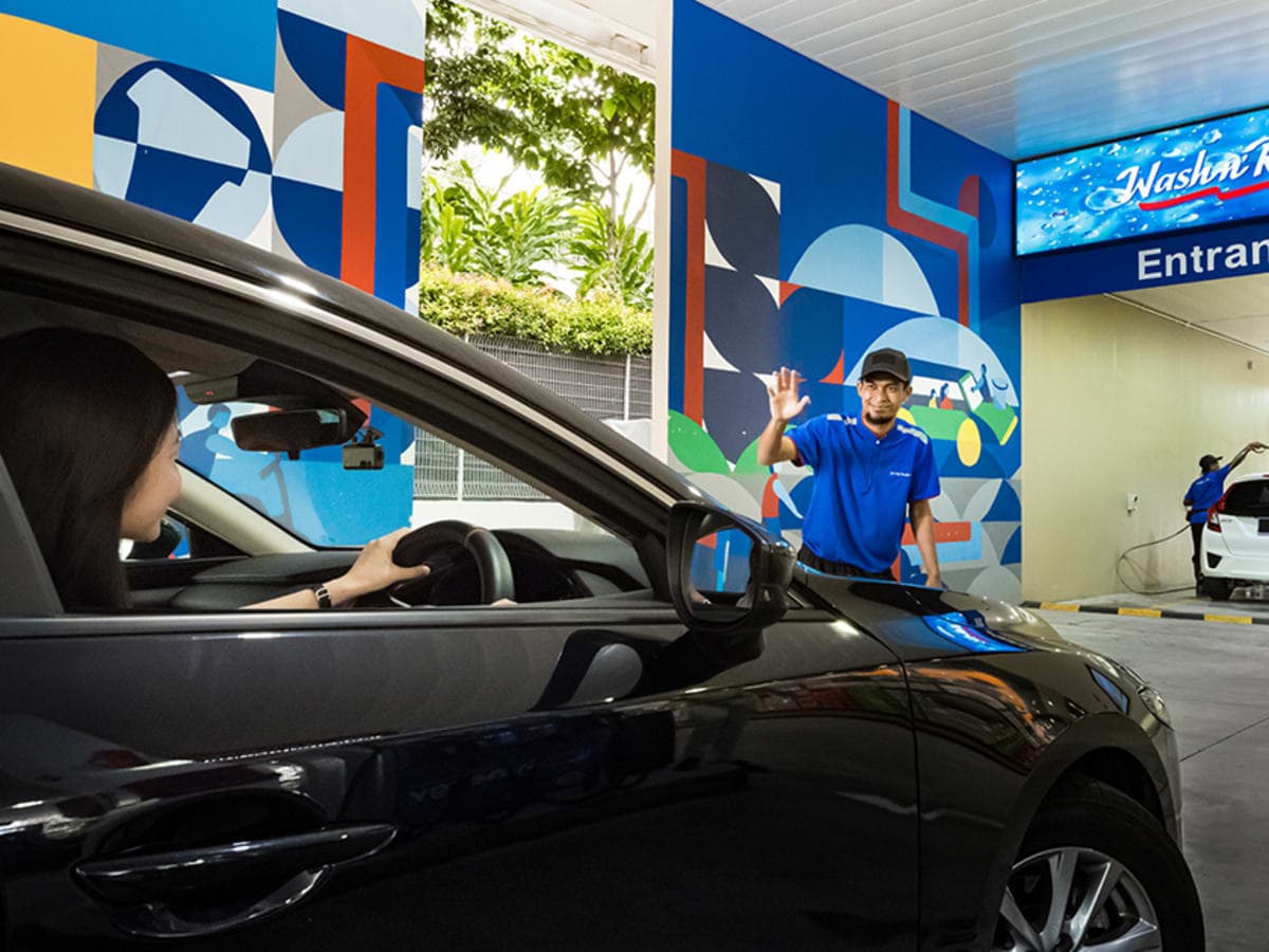 Wash n' Run laundry shop in Hougang