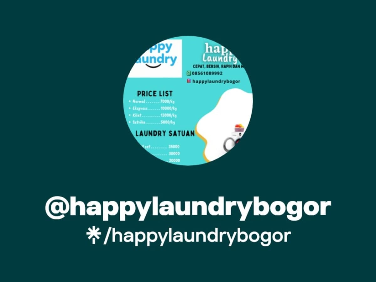 Happy Laundry laundry shop in Bogor
