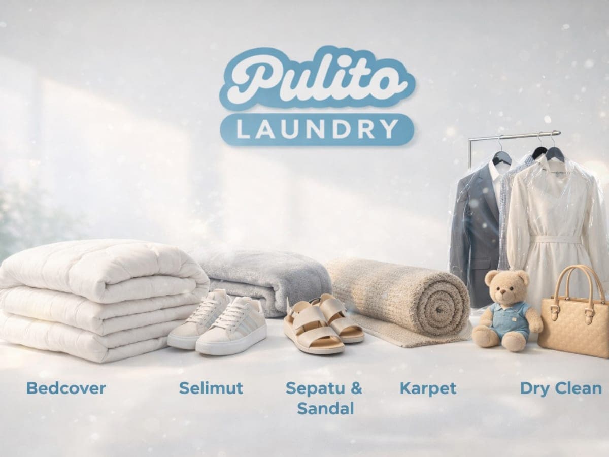 PULITO LAUNDRY PURI (Jasa Laundry Express, Laundry Kiloan, Sepatu, Tas dan Free Antar Jemput)