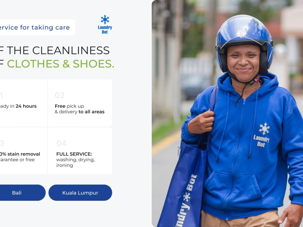 LaundryBot | Laundry Pickup & Delivery Bali