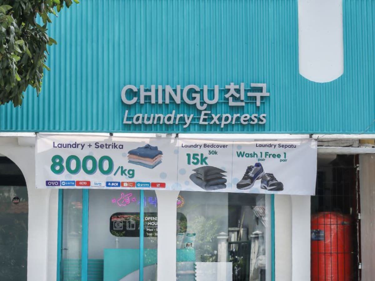 Chingu Laundry Cigadung laundry shop in Bandung