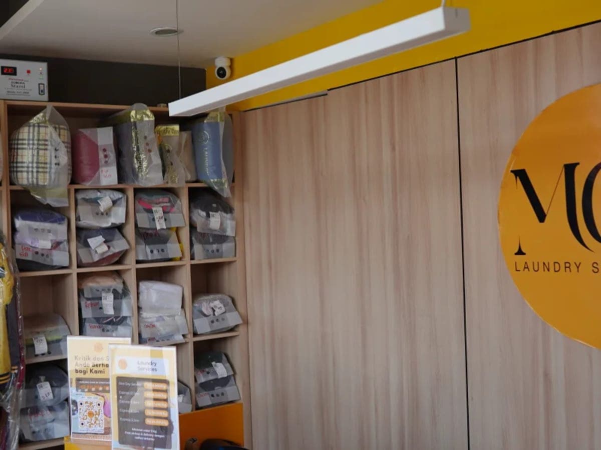 MOS Laundry Pringwulung laundry shop in Yogyakarta