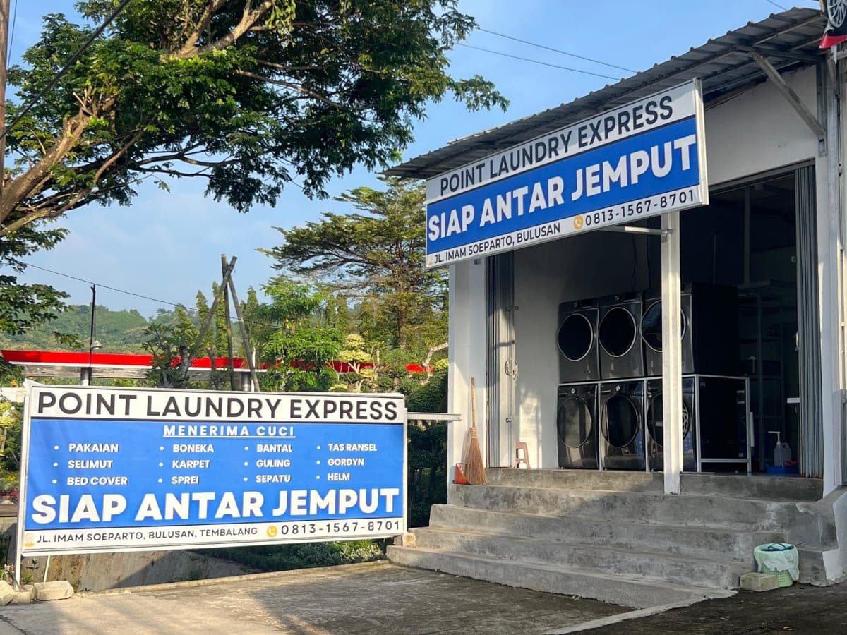 Laundry Antar Jemput - Point Laundry Express Meteseh laundry shop in Semarang