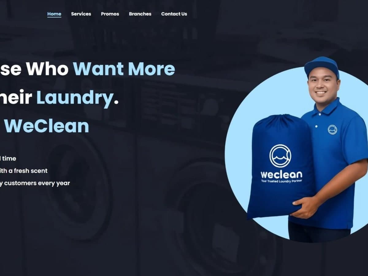Weclean Magsaysay laundry shop in Pasig
