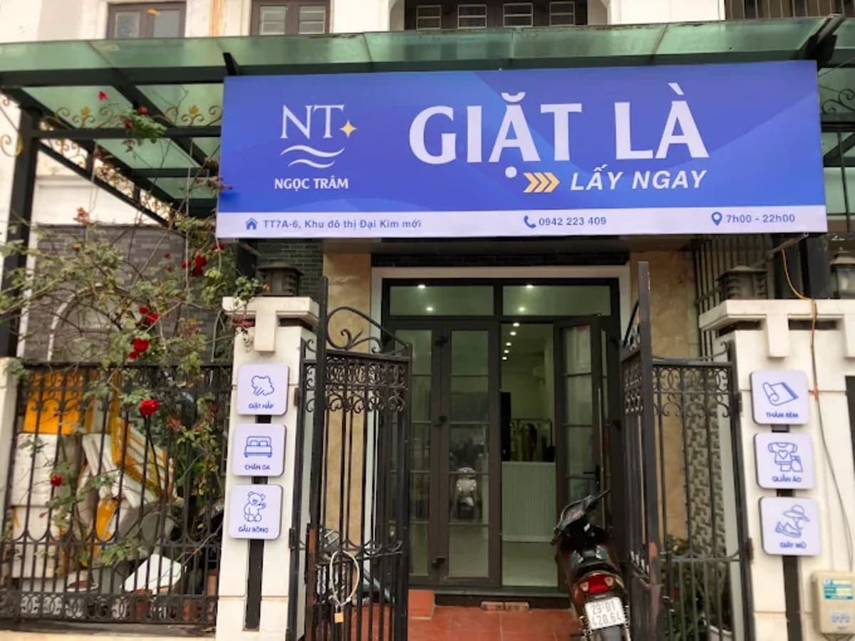 Giặt Là Ngọc Trâm laundry shop in Hanoi